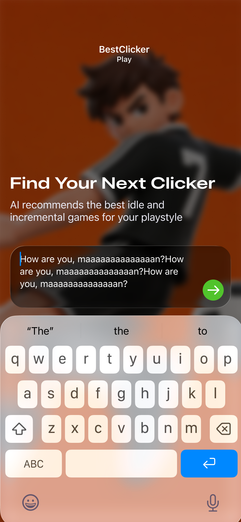 BestClicker guide screen placeholder